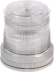 Edwards Signaling - 120 VAC, 4X NEMA Rated, LED, Amber, Blue, Red, Multi Status Indicator - 65, 120, 240 Flashes per min, 3/4 Inch Pipe, 4-1/2 Inch Diameter, 4-5/8 Inch High, Pipe Mount, Surface Mount, Wall Mount - Benchmark Tooling
