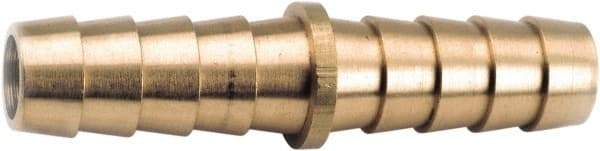 ANDERSON METALS - Hose Barb x Hose Barb Hose Mender - 3/16" ID Hose, Lead Free Brass - Benchmark Tooling