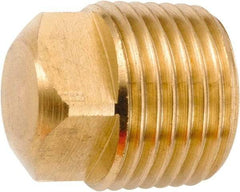 ANDERSON METALS - 3/8-18 Male Thread, Lead Free Brass Industrial Pipe Square Head Plug - MNPT, 1,000 psi - Benchmark Tooling