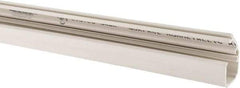 Hubbell Wiring Device-Kellems - 1-1/2m Long x 0.77 Inch Deep x 0.84 Inch Wide, PVC Raceway - Snap On, 1 Channel, White - Benchmark Tooling