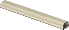 Hubbell Wiring Device-Kellems - 1-1/2m Long x 0.53 Inch Deep x 0.76 Inch Wide, Metal Raceway - Continuous Cover, 1 Channel, Ivory, Painted - Benchmark Tooling