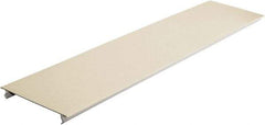 Hubbell Wiring Device-Kellems - 19-1/2 Inch Long x 4-3/4 Inch Wide x 1/4 Inch High, Rectangular Raceway Cover - Ivory, For Use with HBL4750 Series Raceways - Benchmark Tooling
