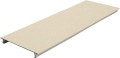 Hubbell Wiring Device-Kellems - 13-1/2 Inch Long x 4-3/4 Inch Wide x 1/4 Inch High, Rectangular Raceway Cover - Ivory, For Use with HBL4750 Series Raceways - Benchmark Tooling