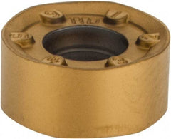 Kennametal - RNGJ1204M0 HD Grade KC725M Carbide Milling Insert - TiN/TiCN/TiN Finish, 0.187" Thick, 12mm Inscribed Circle - Benchmark Tooling