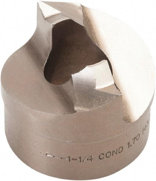 Greenlee - 1-1/4" Conduit Round Punch - 1.7" Hole Diam - Benchmark Tooling