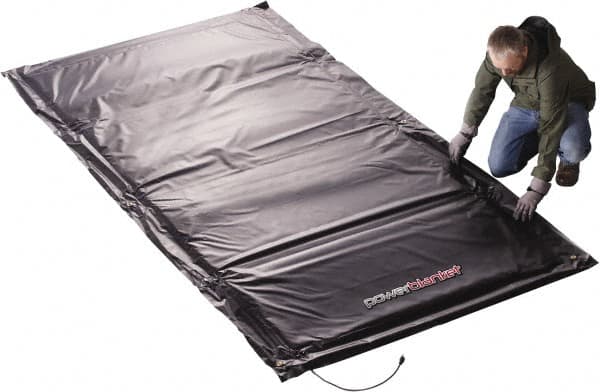 Powerblanket - 120" Long x 60" Wide, Flat, PVC, Standard Heat Blanket - 120 Volts, Flat Back - Benchmark Tooling