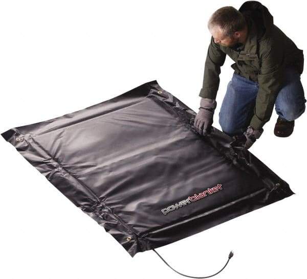 Powerblanket - 24" Long x 24" Wide, Flat, PVC, Standard Heat Blanket - 120 Volts, Flat Back - Benchmark Tooling