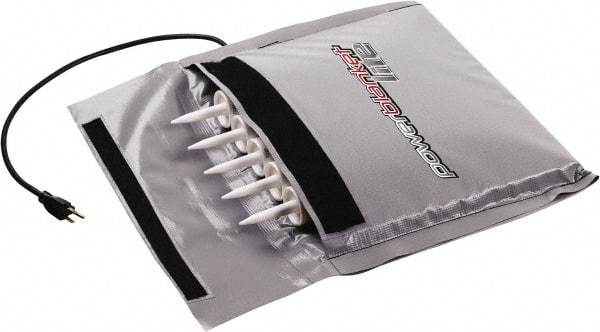 Powerblanket - 24" Long x 13" Wide, Flat, PVC, Caulk Warmer - 120 Volts, Flat Back - Benchmark Tooling