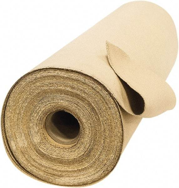 Steiner - 4' Wide x 0.08" Thick Coated Fiberglass Welding Blanket - Tan, Grommet - Benchmark Tooling
