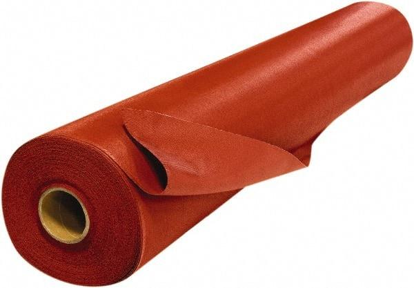Steiner - 5' Wide x 0.035" Thick Silicone Coated Fiberglass Welding Blanket - Red - Benchmark Tooling