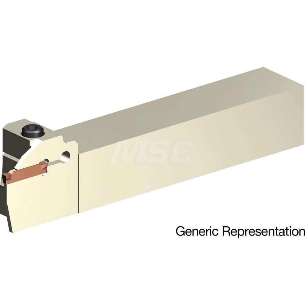 Indexable Cutoff Toolholder: 0.7″ Max Depth of Cut, 1.4″ Max Workpiece Dia, Right Hand 1″ Shank Height, 1″ Shank Width, Uses GCMN Inserts, Series GND