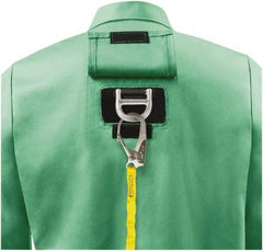 Steiner - Size L Flame Resistant/Retardant Jacket - Green, Cotton, Snaps Closure - Benchmark Tooling