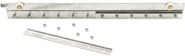 Steiner - 3' Long Galvanized Steel Dock Strip Door Strip Door Trolley - Use with Track & Roller Track - Benchmark Tooling