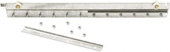 Steiner - 3' Long Galvanized Steel Dock Strip Door Strip Door Trolley - Use with Track & Roller Track - Benchmark Tooling