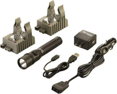 Streamlight - White LED Bulb, 375 Lumens, Industrial/Tactical Flashlight - Black Aluminum Body, 1 3.75V Lithium-Ion Battery Included - Benchmark Tooling