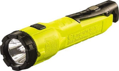 Streamlight - White LED Bulb, 140 Lumens, Industrial/Tactical Flashlight - Yellow Plastic Body, 3 AA Alkaline Batteries Not Included - Benchmark Tooling