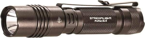 Streamlight - White LED Bulb, 500 Lumens, Industrial/Tactical Flashlight - Black Aluminum Body, 2 CR123A Lithium Batteries Included - Benchmark Tooling