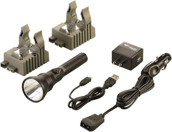 Streamlight - White LED Bulb, 700 Lumens, Industrial/Tactical Flashlight - Black Aluminum Body, 1 3.75V Lithium-Ion Battery Included - Benchmark Tooling