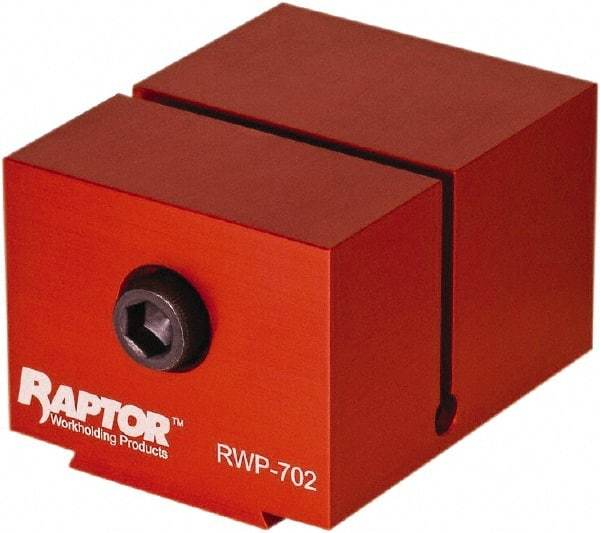 Raptor Workholding - 1-1/2" Jaw Width, 1.82" High x 2.35" Long x 2.95" Wide Dovetail Vise - For Use with 4 & 5 Axis Workholding Systems - Benchmark Tooling