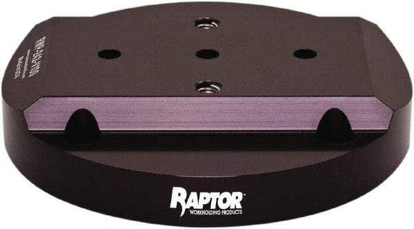 Raptor Workholding - 8.45" Jaw Width, 1-3/4" High Riser - For Use with 4 & 5 Axis Workholding Systems - Benchmark Tooling