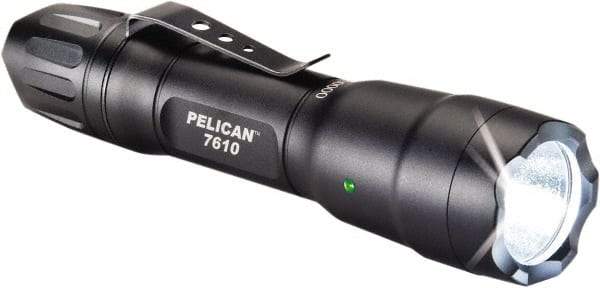 Pelican Products, Inc. - White LED Bulb, 1,018 Lumens, Industrial/Tactical Flashlight - Black Aluminum Body, 1 AA Alkaline Battery Included - Benchmark Tooling