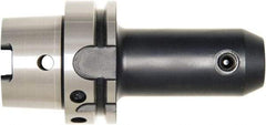 Bilz - HSK63A 1" Shank Diam Taper Shank 1" Hole End Mill Holder/Adapter - 2" Nose Diam, 4.33" Projection, Through-Spindle, Through-Bore & DIN Flange Coolant - Exact Industrial Supply