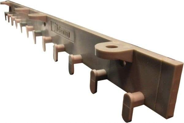 Clearway Door - 2' Long Polymer Compound Dock Strip Door Boltless Mounting Hardware - Use with PVC Strips - Benchmark Tooling