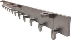 Clearway Door - 2' Long Aluminum Dock Strip Door Boltless Mounting Hardware - Use with PVC Strips - Benchmark Tooling