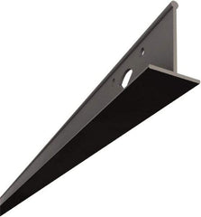 HG-Grid - 8' Long x 61/64" Wide x 1.94" Thick, Vinyl Ceiling Grid - ASTM E-84 Specification, Black - Benchmark Tooling