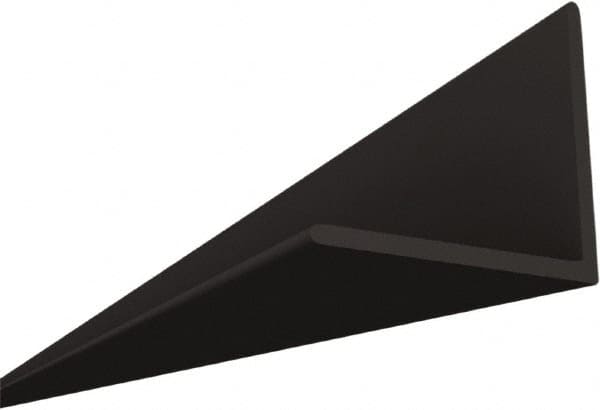 HG-Grid - 8' Long x 15/16" Wide x 15/16" Thick, Vinyl Angled Molding - ASTM E-84 Specification, Black - Benchmark Tooling