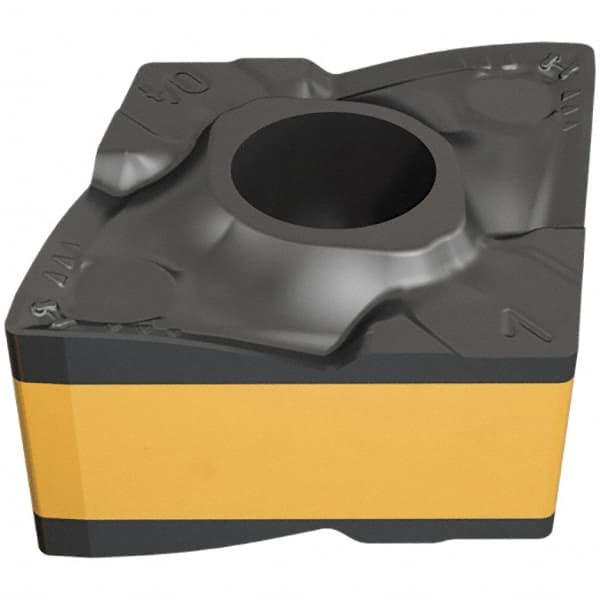 Iscar - CNMX341 M3MW Grade IC6025 Carbide Turning Insert - TiCN/Al2O3/TiN Finish, 80° Diamond, 9.52mm Inscr Circle, 4.4mm Thick, 0.4mm Corner Radius - Benchmark Tooling