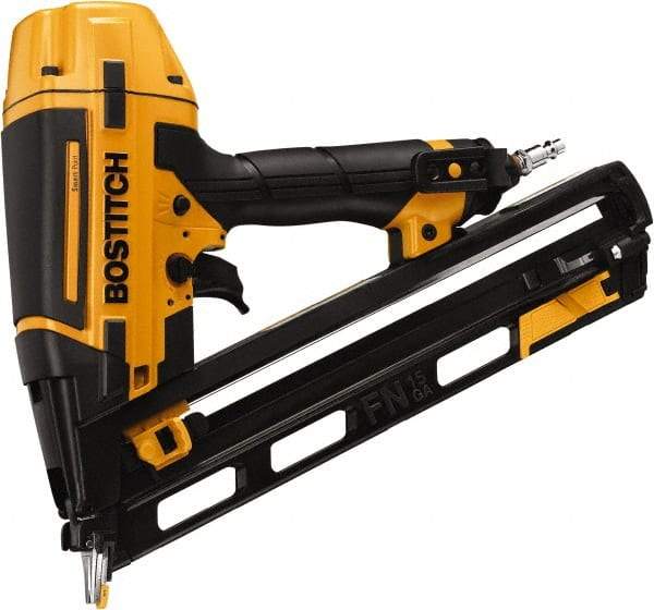 Stanley Bostitch - 1-1/4 to 2-1/2" Nail Length, 15 Gauge Finish Air Nailer Kit - 70 to 120 psi - Benchmark Tooling