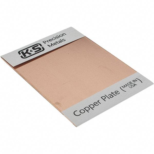 Made in USA - Copper Sheets Material: Copper Thickness (Decimal Inch): 0.0500 - Benchmark Tooling