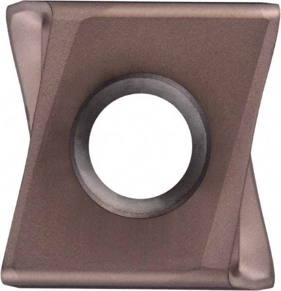 Sumitomo - LNEX080408 L Grade ACM200 Carbide Milling Insert - Al2O3/TiCN Finish, 4.4mm Thick, 0.03mm Corner Radius - Benchmark Tooling