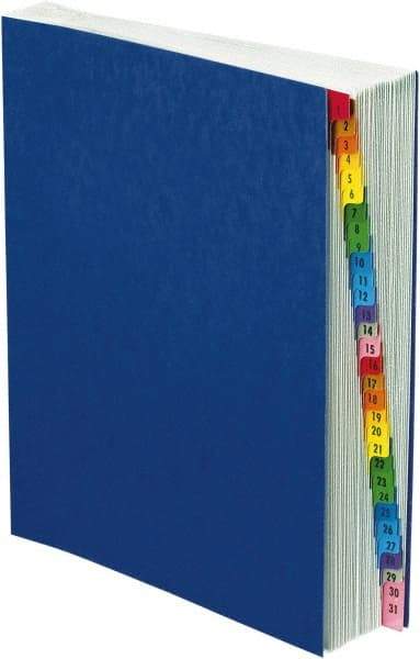 Pendaflex - 8-1/2 x 11", Letter Size, Dark Blue, Indexed Sorters - Benchmark Tooling