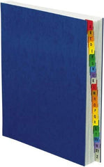 Pendaflex - 8-1/2 x 11", Letter Size, Blue, A-Z Indexed Expanding Files - Assorted Tab Cut Location - Benchmark Tooling