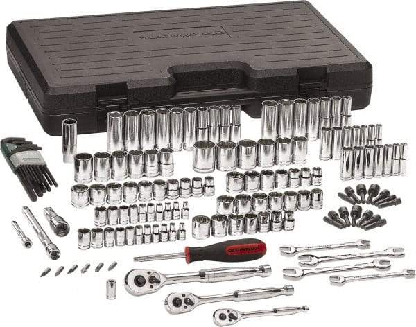 GearWrench - 141 Piece 1/4 & 3/8" Drive Mechanic's Tool Set - Comes in Blow Molded Case - Benchmark Tooling