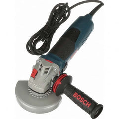 Bosch - 5" Wheel Diam, 11,500 RPM, Corded Angle & Disc Grinder - Benchmark Tooling