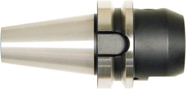 Bilz - BT40 3/8" Shank Diam Taper Shank 3/8" Hole End Mill Holder/Adapter - 1" Nose Diam, 2.55" Projection, M16 Drawbar, Through-Spindle, Through-Bore & DIN Flange Coolant - Exact Industrial Supply