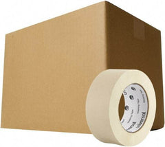 UNIVERSAL - 48mm Wide x 54.8 m Long Beige Crepe Paper Masking Tape - Series 6697, 5 mil Thick, 19 In/Lb Tensile Strength - Benchmark Tooling