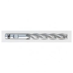 7/8 Dia. x 7-1/4 Overall Length 4-Flute Square End HSS-CO SE End Mill-Round Shank-Non-Center Cutting-Uncoated - Benchmark Tooling