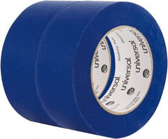 Universal One - 48mm Wide x 54.8 m Long Blue Crepe Paper Masking Tape - Series 6703, 5.5 mil Thick, 23 In/Lb Tensile Strength - Benchmark Tooling