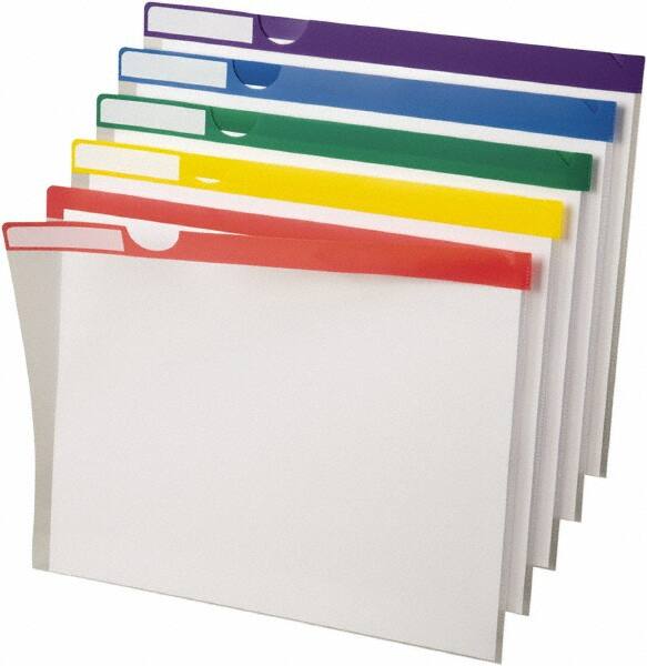 Pendaflex - 8-1/2 x 11", Letter Size, Assorted Colors, Index Folder - Benchmark Tooling