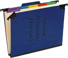 Pendaflex - 8-1/2 x 11", Letter Size, Blue, File Folders with Top Tab - 20 Point Stock, 1/3 Tab Cut Location - Benchmark Tooling