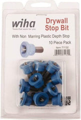 Wiha - #2 Phillips Screwdriver Bit - 1/4" Hex Drive, 1" OAL - Benchmark Tooling