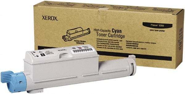 Xerox - Cyan Toner Cartridge - Use with Xerox Phaser 6360 - Benchmark Tooling