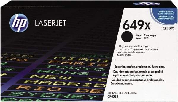 Hewlett-Packard - Black Toner Cartridge - Use with HP Color LaserJet Enterprise CP4525 - Benchmark Tooling