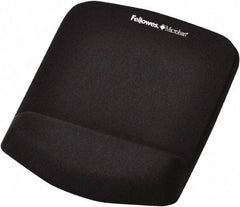 FELLOWES - Black Mouse Pad/Wrist Rest - Use with Mouse - Benchmark Tooling