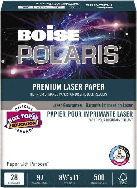Boise - 8-1/2" x 11" White Copy Paper - Use with Copiers, Laser Printers - Benchmark Tooling