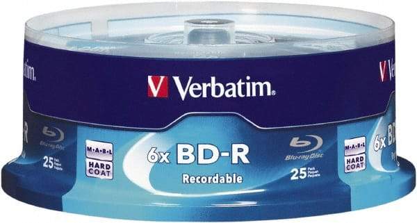 Verbatim - White Blu-Ray Disc - Use with BD-R - Benchmark Tooling